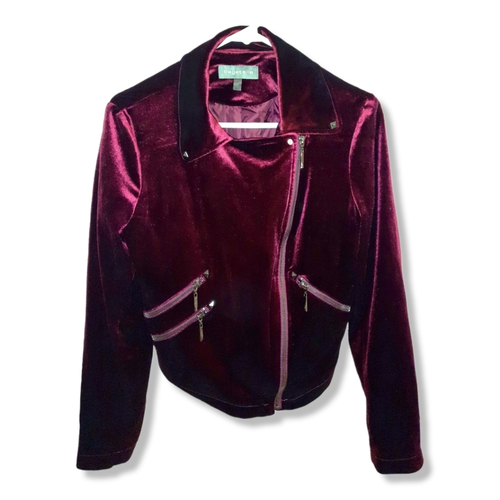 Burgundy Velvet  Bagatelle Blazer 💋💋